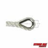 Extreme Max Extreme Max 3006.2303 BoatTector Twisted Nylon Anchor Line with Thimble - 1/2" x 150', White 3006.2303